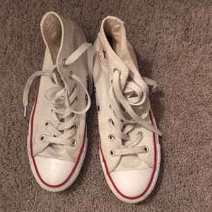 White Converse All Stars